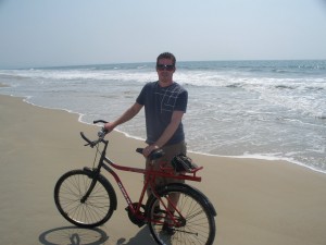 Paul on Colva beach